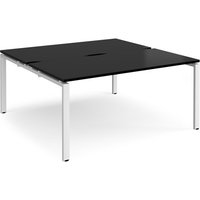 Click to view product details and reviews for Adapt Back To Back Desks 1600mm X 1600mm White Frame Black Top. Click to view product details and reviews for Adapt Back To Back Desks 1600mm X 1600mm White Frame Black Top.