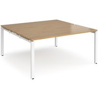 Click to view product details and reviews for Bench Desk 2 Person Rectangular Desks 1600mm Oak Tops With White Frames 1600mm Depth Adapt. Click to view product details and reviews for Bench Desk 2 Person Rectangular Desks 1600mm Oak Tops With White Frames 1600mm Depth Adapt.