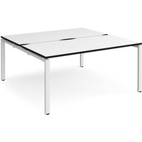 Click to view product details and reviews for Adapt Back To Back Desks 1600mm X 1600mm White Frame White Top Black Edge. Click to view product details and reviews for Adapt Back To Back Desks 1600mm X 1600mm White Frame White Top Black Edge.