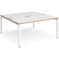 Click to view product details and reviews for Bench Desk 2 Person Rectangular Desks 1600mm White Oak Tops With White Frames 1600mm Depth Adapt. Click to view product details and reviews for Bench Desk 2 Person Rectangular Desks 1600mm White Oak Tops With White Frames 1600mm Depth Adapt.