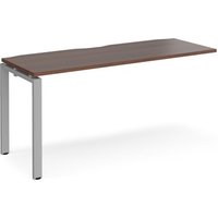 Click to view product details and reviews for Bench Desk Add On Rectangular Desk 1600mm Walnut Tops With Silver Frames 600mm Depth Adapt. Click to view product details and reviews for Bench Desk Add On Rectangular Desk 1600mm Walnut Tops With Silver Frames 600mm Depth Adapt.