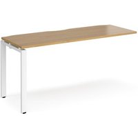 Click to view product details and reviews for Bench Desk Add On Rectangular Desk 1600mm Oak Tops With White Frames 600mm Depth Adapt. Click to view product details and reviews for Bench Desk Add On Rectangular Desk 1600mm Oak Tops With White Frames 600mm Depth Adapt.