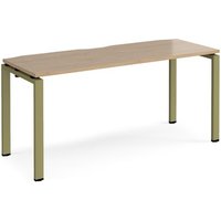 Click to view product details and reviews for Adapt Single Desk 1600mm X 600mm Green Frame Kendal Oak Top. Click to view product details and reviews for Adapt Single Desk 1600mm X 600mm Green Frame Kendal Oak Top.