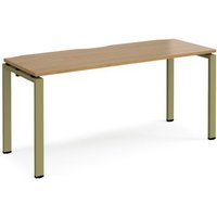 Click to view product details and reviews for Adapt Single Desk 1600mm X 600mm Green Frame Oak Top. Click to view product details and reviews for Adapt Single Desk 1600mm X 600mm Green Frame Oak Top.