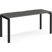 Click to view product details and reviews for Adapt Single Desk 1600mm X 600mm Black Frame Storm Grey Top. Click to view product details and reviews for Adapt Single Desk 1600mm X 600mm Black Frame Storm Grey Top.