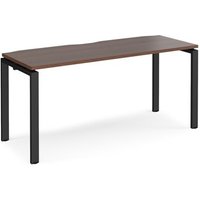 Click to view product details and reviews for Bench Desk Single Person Rectangular Desk 1600mm Walnut Tops With Black Frames 600mm Depth Adapt. Click to view product details and reviews for Bench Desk Single Person Rectangular Desk 1600mm Walnut Tops With Black Frames 600mm Depth Adapt.