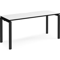 Click to view product details and reviews for Adapt Single Desk 1600mm X 600mm Black Frame White Top Black Edge. Click to view product details and reviews for Adapt Single Desk 1600mm X 600mm Black Frame White Top Black Edge.