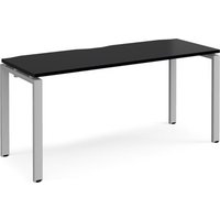 Click to view product details and reviews for Adapt Single Desk 1600mm X 600mm Silver Frame Black Top. Click to view product details and reviews for Adapt Single Desk 1600mm X 600mm Silver Frame Black Top.
