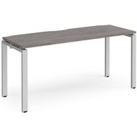 Click to view product details and reviews for Adapt Single Desk 1600mm X 600mm Silver Frame Grey Oak Top. Click to view product details and reviews for Adapt Single Desk 1600mm X 600mm Silver Frame Grey Oak Top.