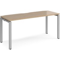 Click to view product details and reviews for Adapt Single Desk 1600mm X 600mm Silver Frame Kendal Oak Top. Click to view product details and reviews for Adapt Single Desk 1600mm X 600mm Silver Frame Kendal Oak Top.