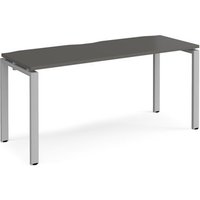 Click to view product details and reviews for Adapt Single Desk 1600mm X 600mm Silver Frame Storm Grey Top. Click to view product details and reviews for Adapt Single Desk 1600mm X 600mm Silver Frame Storm Grey Top.