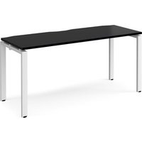 Click to view product details and reviews for Adapt Single Desk 1600mm X 600mm White Frame Black Top. Click to view product details and reviews for Adapt Single Desk 1600mm X 600mm White Frame Black Top.