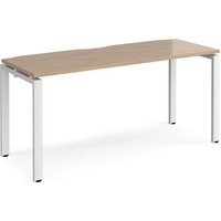 Click to view product details and reviews for Adapt Single Desk 1600mm X 600mm White Frame Kendal Oak Top. Click to view product details and reviews for Adapt Single Desk 1600mm X 600mm White Frame Kendal Oak Top.