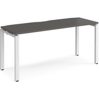 Click to view product details and reviews for Adapt Single Desk 1600mm X 600mm White Frame Storm Grey Top. Click to view product details and reviews for Adapt Single Desk 1600mm X 600mm White Frame Storm Grey Top.