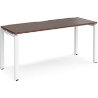 Click to view product details and reviews for Bench Desk Single Person Rectangular Desk 1600mm Walnut Tops With White Frames 600mm Depth Adapt. Click to view product details and reviews for Bench Desk Single Person Rectangular Desk 1600mm Walnut Tops With White Frames 600mm Depth Adapt.