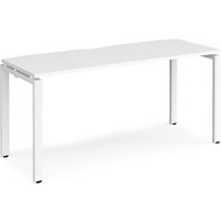 Click to view product details and reviews for Bench Desk Single Person Rectangular Desk 1600mm White Tops With White Frames 600mm Depth Adapt. Click to view product details and reviews for Bench Desk Single Person Rectangular Desk 1600mm White Tops With White Frames 600mm Depth Adapt.