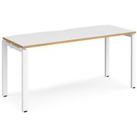 Click to view product details and reviews for Bench Desk Single Person Rectangular Desk 1600mm White Oak Tops With White Frames 600mm Depth Adapt. Click to view product details and reviews for Bench Desk Single Person Rectangular Desk 1600mm White Oak Tops With White Frames 600mm Depth Adapt.