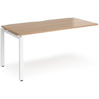 Click to view product details and reviews for Bench Desk Add On Rectangular Desk 1600mm Beech Tops With White Frames 800mm Depth Adapt. Click to view product details and reviews for Bench Desk Add On Rectangular Desk 1600mm Beech Tops With White Frames 800mm Depth Adapt.