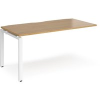Click to view product details and reviews for Bench Desk Add On Rectangular Desk 1600mm Oak Tops With White Frames 800mm Depth Adapt. Click to view product details and reviews for Bench Desk Add On Rectangular Desk 1600mm Oak Tops With White Frames 800mm Depth Adapt.