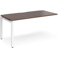 Click to view product details and reviews for Bench Desk Add On Rectangular Desk 1600mm Walnut Tops With White Frames 800mm Depth Adapt. Click to view product details and reviews for Bench Desk Add On Rectangular Desk 1600mm Walnut Tops With White Frames 800mm Depth Adapt.