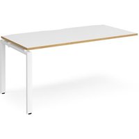 Click to view product details and reviews for Bench Desk Add On Rectangular Desk 1600mm White Oak Tops With White Frames 800mm Depth Adapt. Click to view product details and reviews for Bench Desk Add On Rectangular Desk 1600mm White Oak Tops With White Frames 800mm Depth Adapt.