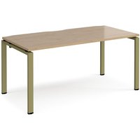 Click to view product details and reviews for Adapt Single Desk 1600mm X 800mm Green Frame Kendal Oak Top. Click to view product details and reviews for Adapt Single Desk 1600mm X 800mm Green Frame Kendal Oak Top.