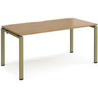 Click to view product details and reviews for Adapt Single Desk 1600mm X 800mm Green Frame Oak Top. Click to view product details and reviews for Adapt Single Desk 1600mm X 800mm Green Frame Oak Top.