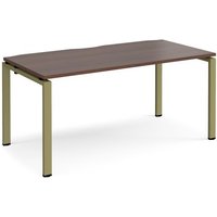 Click to view product details and reviews for Adapt Single Desk 1600mm X 800mm Green Frame Walnut Top. Click to view product details and reviews for Adapt Single Desk 1600mm X 800mm Green Frame Walnut Top.