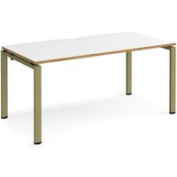 Click to view product details and reviews for Adapt Single Desk 1600mm X 800mm Green Frame White Top Oak Edge. Click to view product details and reviews for Adapt Single Desk 1600mm X 800mm Green Frame White Top Oak Edge.