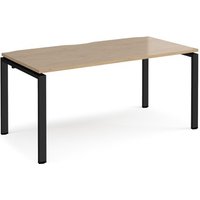 Click to view product details and reviews for Adapt Single Desk 1600mm X 800mm Black Frame Kendal Oak Top. Click to view product details and reviews for Adapt Single Desk 1600mm X 800mm Black Frame Kendal Oak Top.