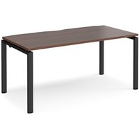 Click to view product details and reviews for Bench Desk Single Person Rectangular Desk 1600mm Walnut Tops With Black Frames 800mm Depth Adapt. Click to view product details and reviews for Bench Desk Single Person Rectangular Desk 1600mm Walnut Tops With Black Frames 800mm Depth Adapt.