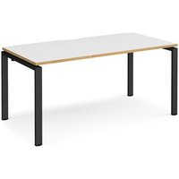 Click to view product details and reviews for Bench Desk Single Person Rectangular Desk 1600mm White Oak Tops With Black Frames 800mm Depth Adapt. Click to view product details and reviews for Bench Desk Single Person Rectangular Desk 1600mm White Oak Tops With Black Frames 800mm Depth Adapt.