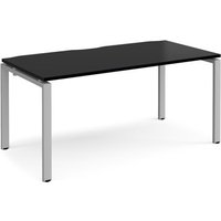 Click to view product details and reviews for Adapt Single Desk 1600mm X 800mm Silver Frame Black Top. Click to view product details and reviews for Adapt Single Desk 1600mm X 800mm Silver Frame Black Top.