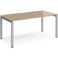 Click to view product details and reviews for Adapt Single Desk 1600mm X 800mm Silver Frame Kendal Oak Top. Click to view product details and reviews for Adapt Single Desk 1600mm X 800mm Silver Frame Kendal Oak Top.