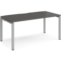 Click to view product details and reviews for Adapt Single Desk 1600mm X 800mm Silver Frame Storm Grey Top. Click to view product details and reviews for Adapt Single Desk 1600mm X 800mm Silver Frame Storm Grey Top.