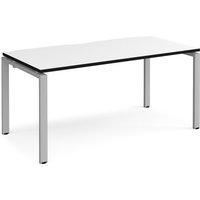 Click to view product details and reviews for Adapt Single Desk 1600mm X 800mm Silver Frame White Top Black Edge. Click to view product details and reviews for Adapt Single Desk 1600mm X 800mm Silver Frame White Top Black Edge.