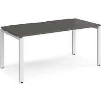 Click to view product details and reviews for Adapt Single Desk 1600mm X 800mm White Frame Storm Grey Top. Click to view product details and reviews for Adapt Single Desk 1600mm X 800mm White Frame Storm Grey Top.