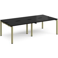 Click to view product details and reviews for Adapt Double Back To Back Desks 2400mm X 1200mm Green Frame Black Top. Click to view product details and reviews for Adapt Double Back To Back Desks 2400mm X 1200mm Green Frame Black Top.