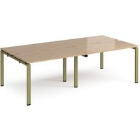 Click to view product details and reviews for Adapt Double Back To Back Desks 2400mm X 1200mm Green Frame Kendal Oak Top. Click to view product details and reviews for Adapt Double Back To Back Desks 2400mm X 1200mm Green Frame Kendal Oak Top.