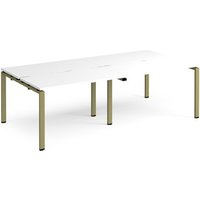 Click to view product details and reviews for Adapt Double Back To Back Desks 2400mm X 1200mm Green Frame White Top. Click to view product details and reviews for Adapt Double Back To Back Desks 2400mm X 1200mm Green Frame White Top.