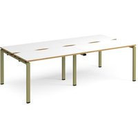 Click to view product details and reviews for Adapt Double Back To Back Desks 2400mm X 1200mm Green Frame White Top Oak Edge. Click to view product details and reviews for Adapt Double Back To Back Desks 2400mm X 1200mm Green Frame White Top Oak Edge.