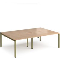 Click to view product details and reviews for Adapt Double Back To Back Desks 2400mm X 1600mm Green Frame Beech Top. Click to view product details and reviews for Adapt Double Back To Back Desks 2400mm X 1600mm Green Frame Beech Top.
