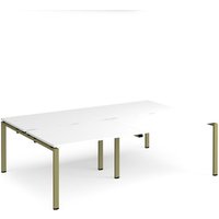 Click to view product details and reviews for Adapt Double Back To Back Desks 2400mm X 1600mm Green Frame White Top. Click to view product details and reviews for Adapt Double Back To Back Desks 2400mm X 1600mm Green Frame White Top.