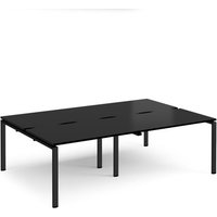 Click to view product details and reviews for Adapt Double Back To Back Desks 2400mm X 1600mm Black Frame Black Top. Click to view product details and reviews for Adapt Double Back To Back Desks 2400mm X 1600mm Black Frame Black Top.