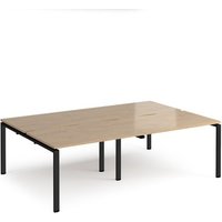 Click to view product details and reviews for Adapt Double Back To Back Desks 2400mm X 1600mm Black Frame Kendal Oak Top. Click to view product details and reviews for Adapt Double Back To Back Desks 2400mm X 1600mm Black Frame Kendal Oak Top.