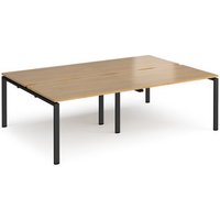 Click to view product details and reviews for Bench Desk 4 Person Rectangular Desks 2400mm Oak Tops With Black Frames 1600mm Depth Adapt. Click to view product details and reviews for Bench Desk 4 Person Rectangular Desks 2400mm Oak Tops With Black Frames 1600mm Depth Adapt.