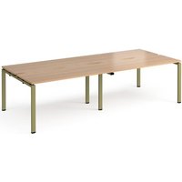 Click to view product details and reviews for Adapt Double Back To Back Desks 2800mm X 1200mm Green Frame Beech Top. Click to view product details and reviews for Adapt Double Back To Back Desks 2800mm X 1200mm Green Frame Beech Top.