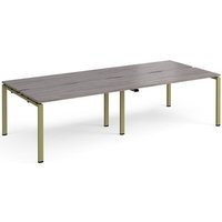 Click to view product details and reviews for Adapt Double Back To Back Desks 2800mm X 1200mm Green Frame Grey Oak Top. Click to view product details and reviews for Adapt Double Back To Back Desks 2800mm X 1200mm Green Frame Grey Oak Top.