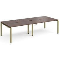 Click to view product details and reviews for Adapt Double Back To Back Desks 2800mm X 1200mm Green Frame Walnut Top. Click to view product details and reviews for Adapt Double Back To Back Desks 2800mm X 1200mm Green Frame Walnut Top.