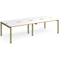 Click to view product details and reviews for Adapt Double Back To Back Desks 2800mm X 1200mm Green Frame White Top Oak Edge. Click to view product details and reviews for Adapt Double Back To Back Desks 2800mm X 1200mm Green Frame White Top Oak Edge.